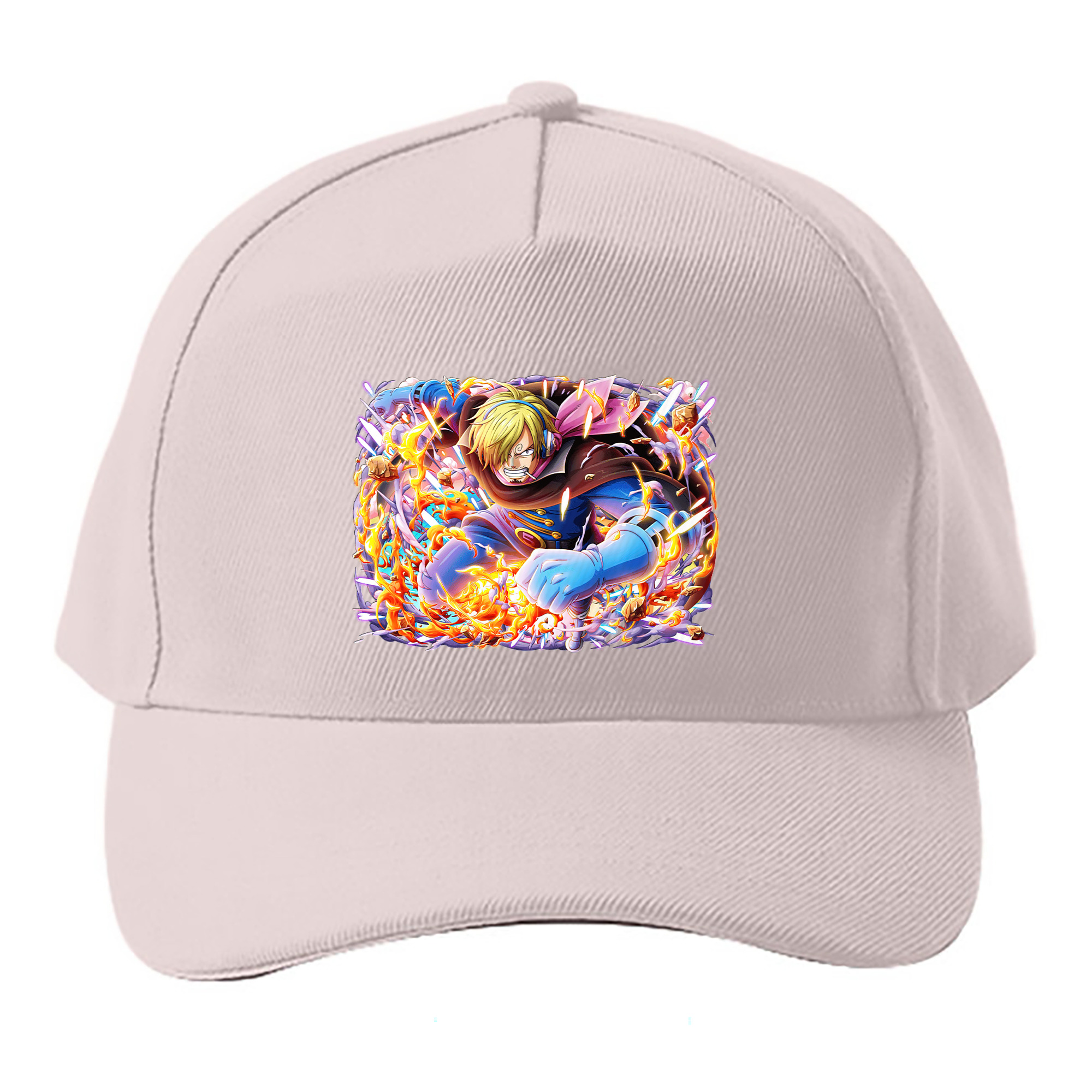 （画像用） ワンピース サンジ ONE PIECE Sanji ベースボールキャップ 綿100％ 男女兼用 帽子 スポーツ